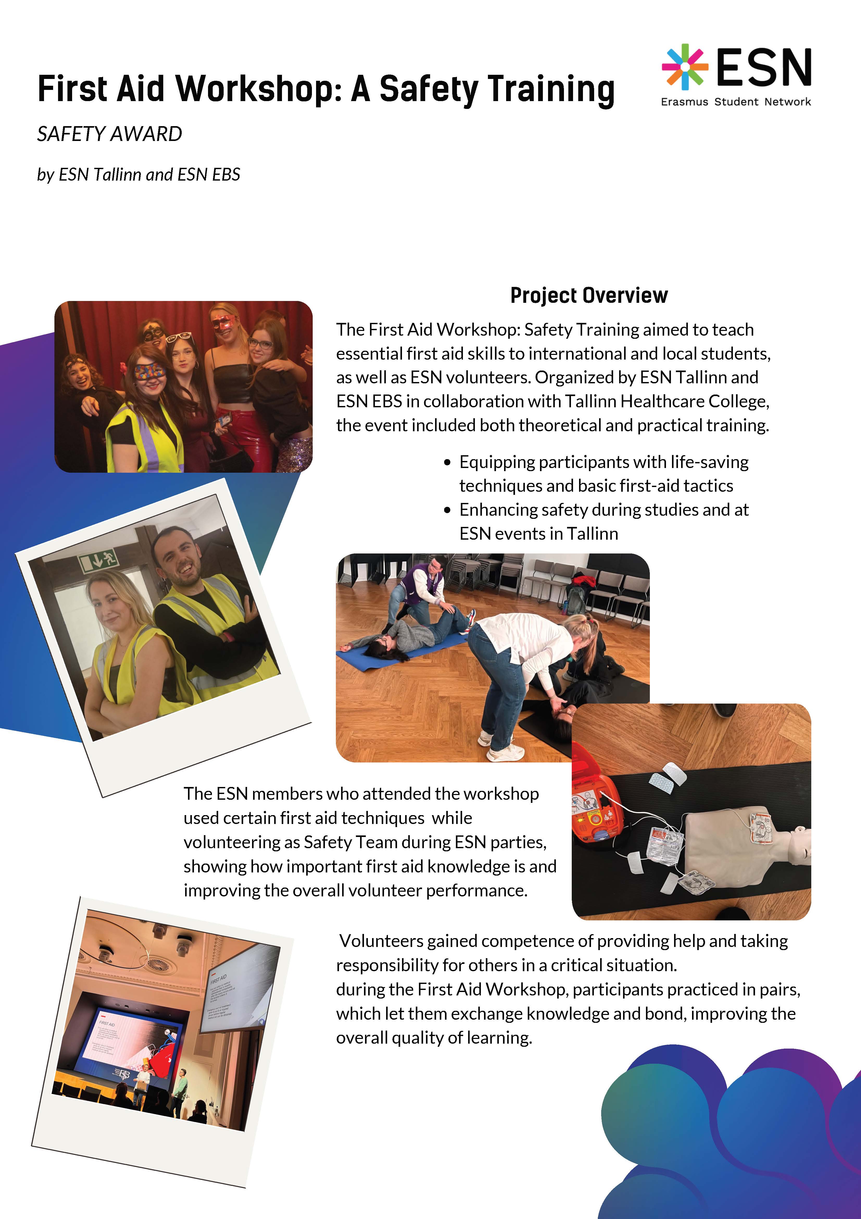 Safety Award Honourable Mention 2